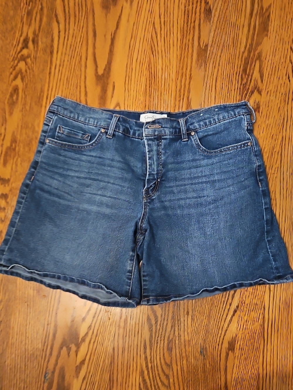 Jessica Simpson Dark Blue Cutoff Denim Shorts